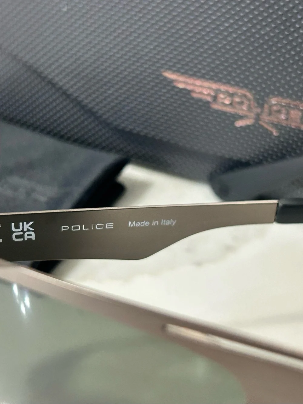 Police Men’s Gunmetal Frame Black Lens Sunglasses